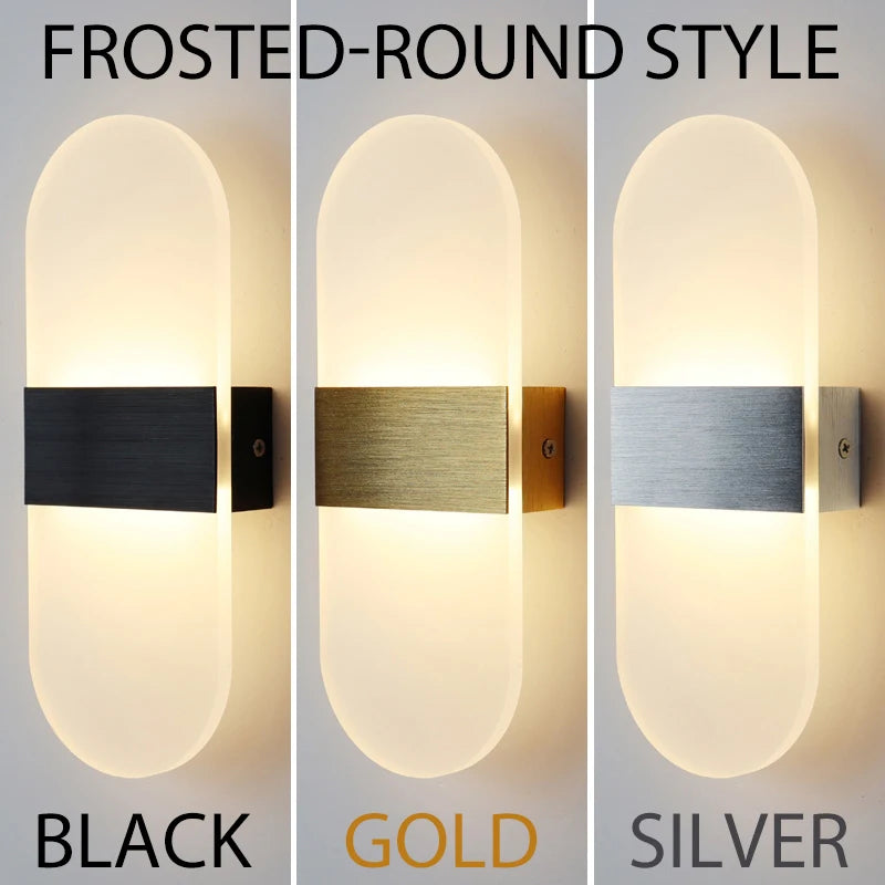 PrismEdge Acrylic Wall Sconce