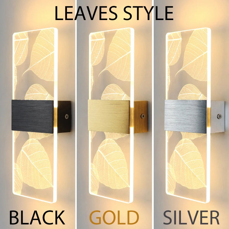PrismEdge Acrylic Wall Sconce