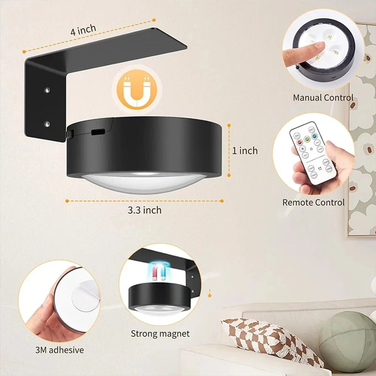 GalleryGlow Wireless Picture Light