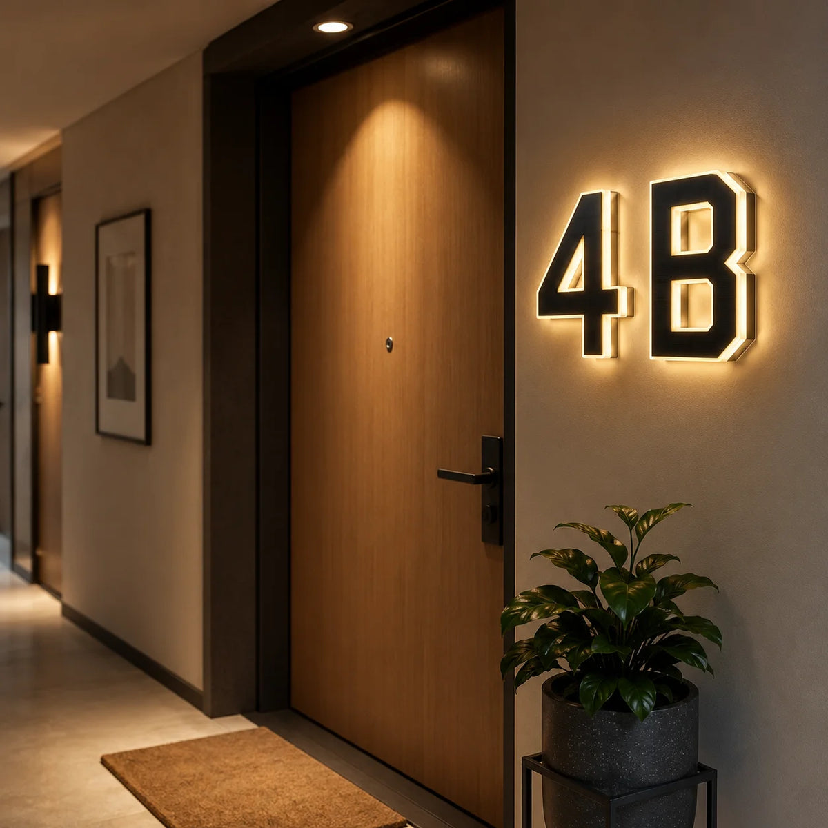 LumaAddress Solar House Number Light