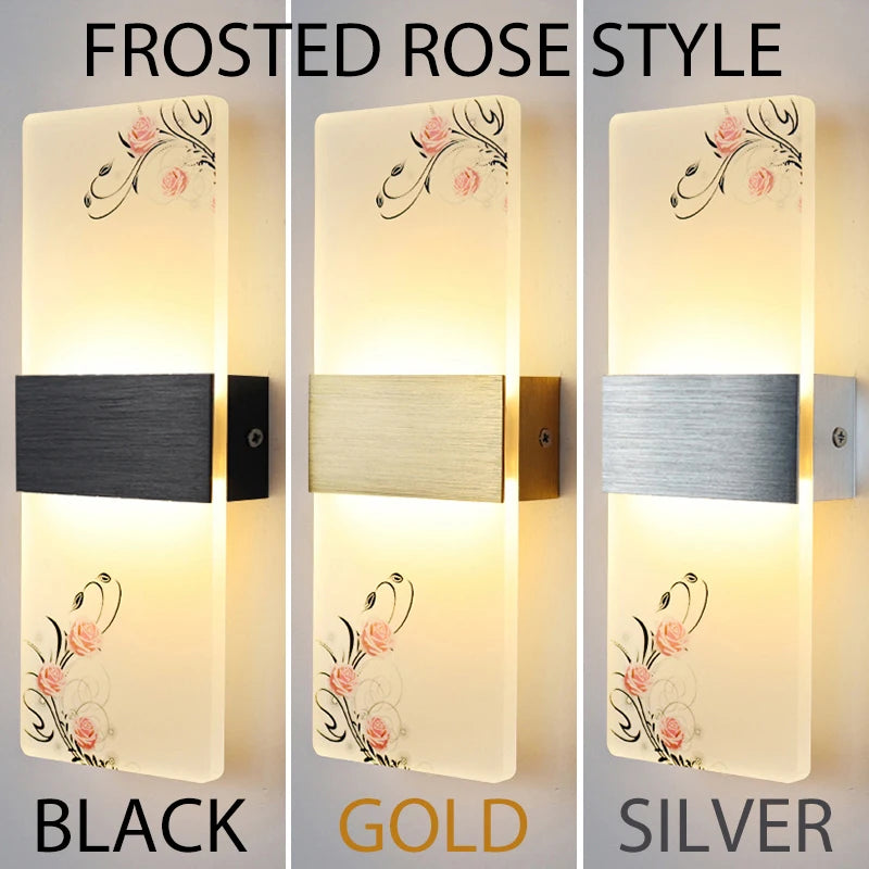 PrismEdge Acrylic Wall Sconce