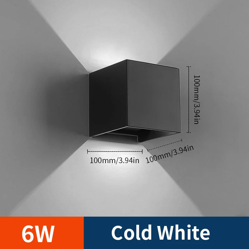 ArcCube Up & Down Wall Light