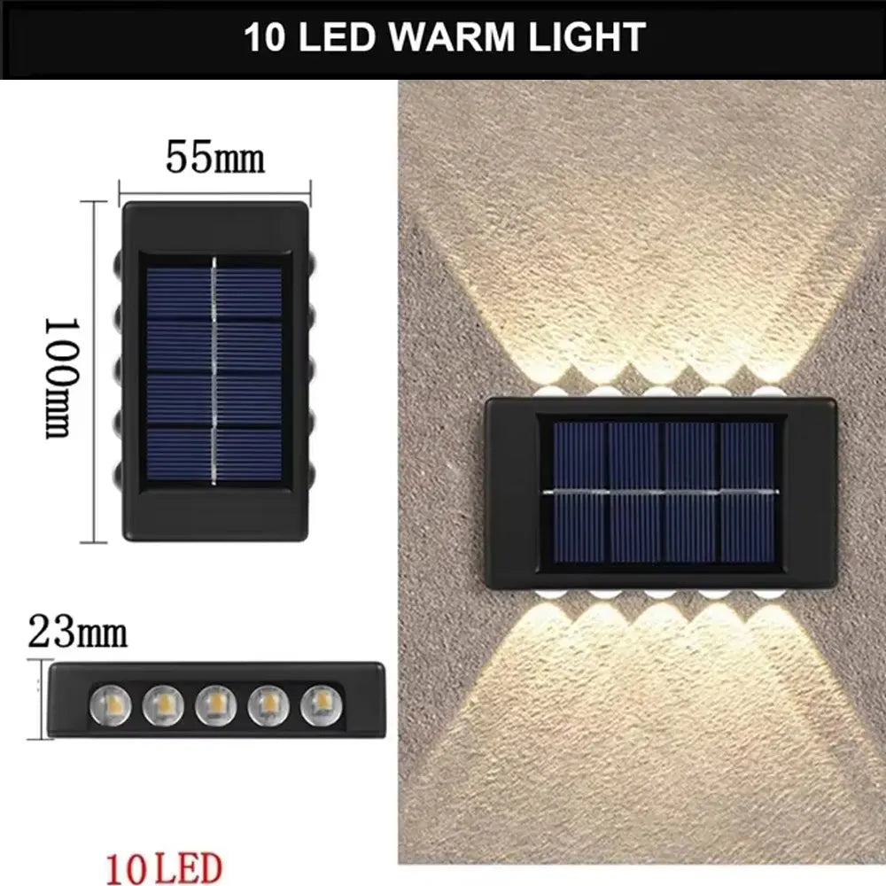 Solara Up & Down Solar Wall Lights