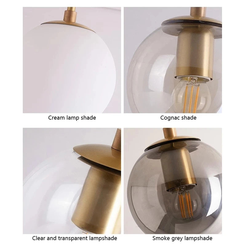 Orbis Glass Globe Ceiling Light