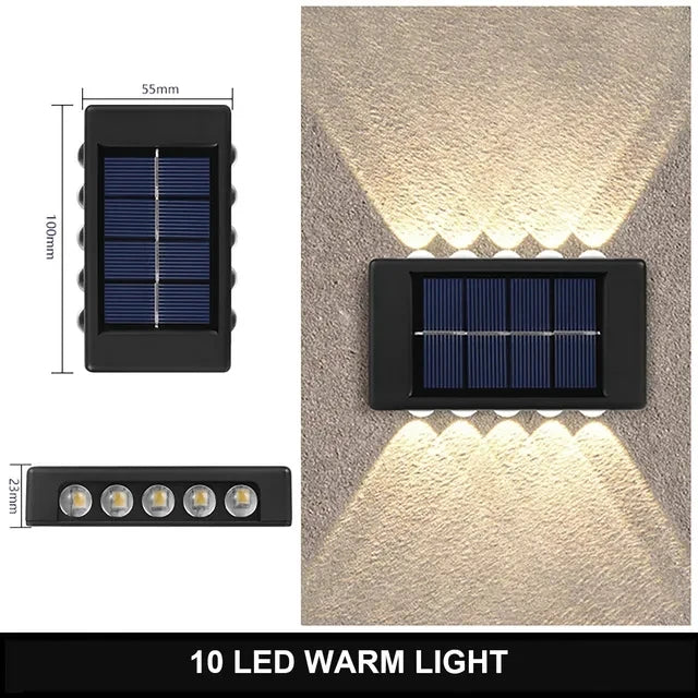Solara Up & Down Solar Wall Lights