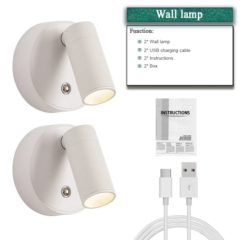 PivotGlow Magnetic Wall Light