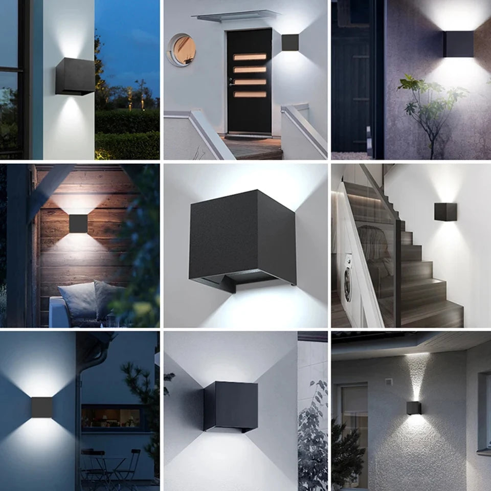 ArcCube Up & Down Wall Light