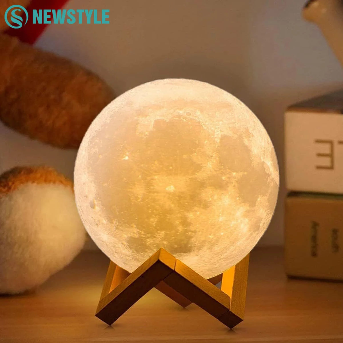 LunaGlow 3D Moon Ambient Lamp