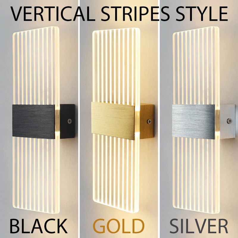 PrismEdge Acrylic Wall Sconce