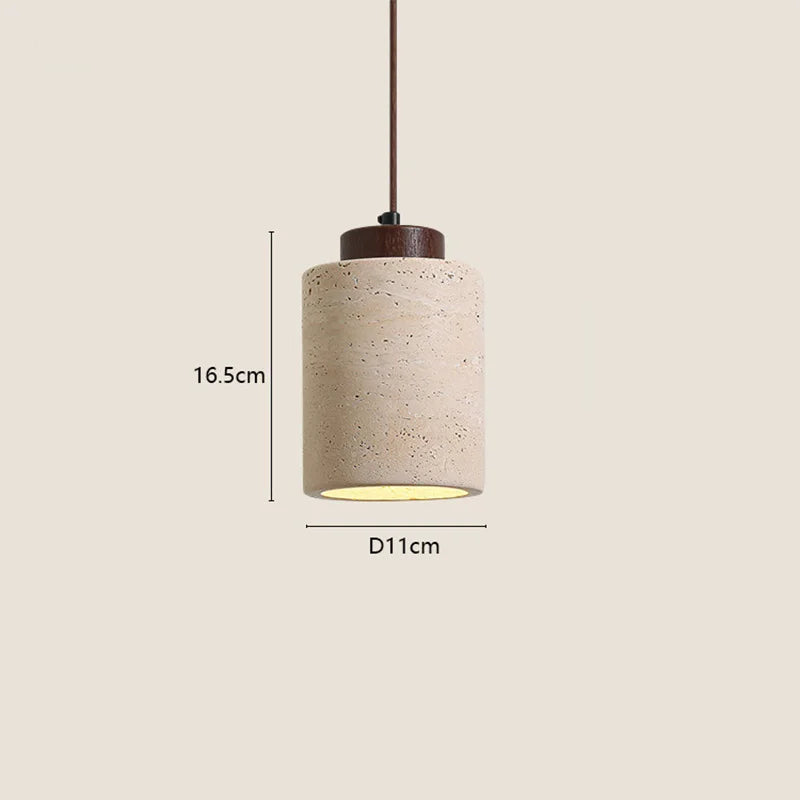 Sora Travertine Pendant Light