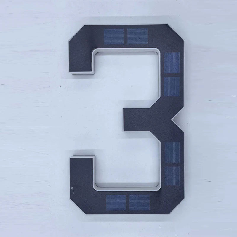 LumaAddress Solar House Number Light