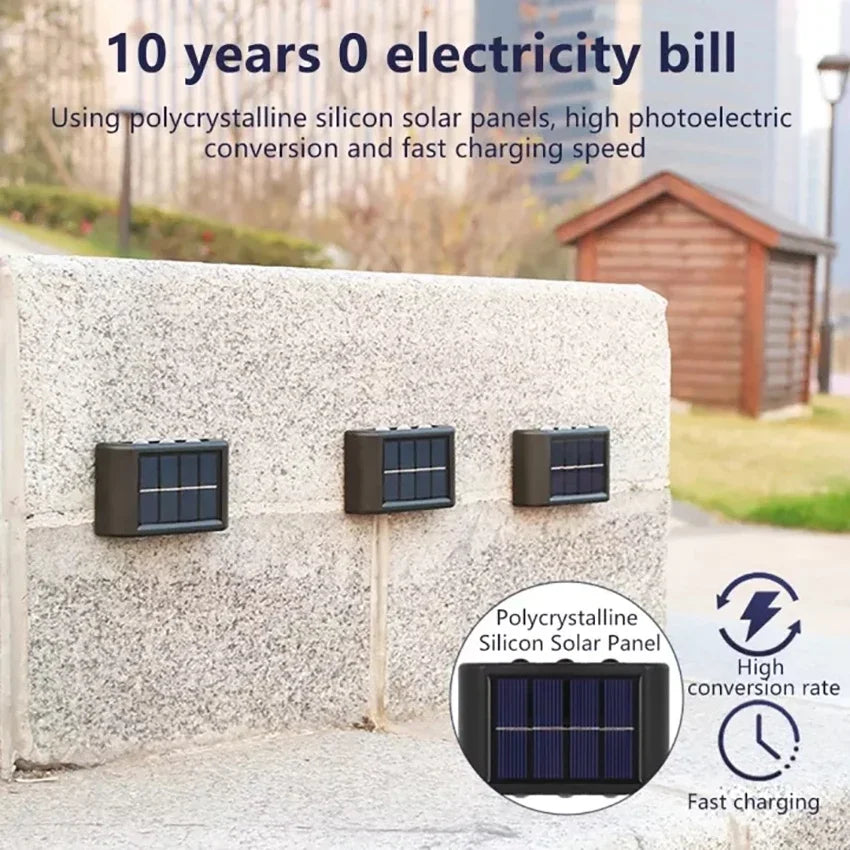 Solara Up & Down Solar Wall Lights