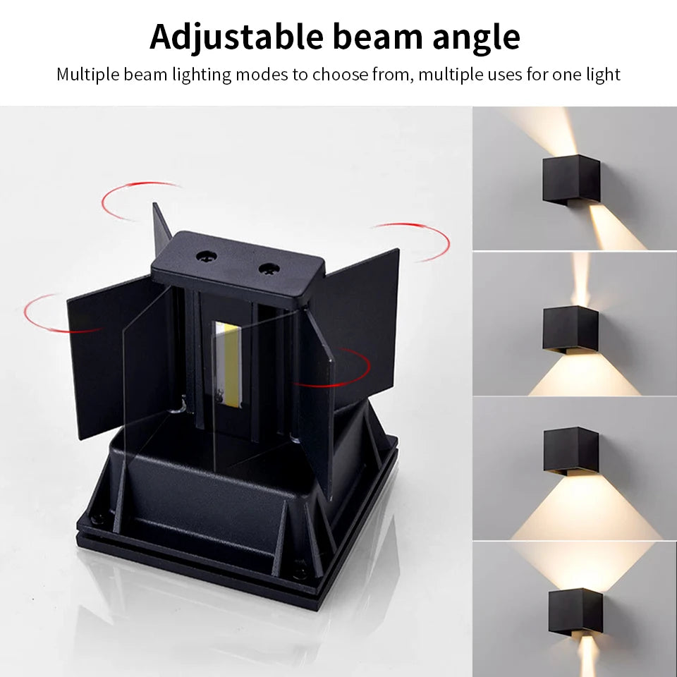 ArcCube Up & Down Wall Light