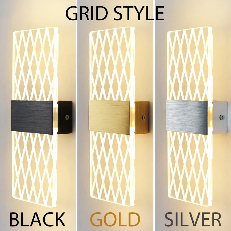 PrismEdge Acrylic Wall Sconce