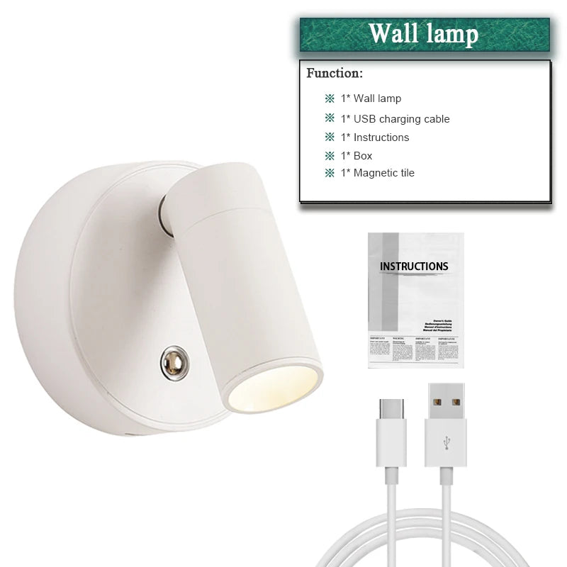 PivotGlow Magnetic Wall Light