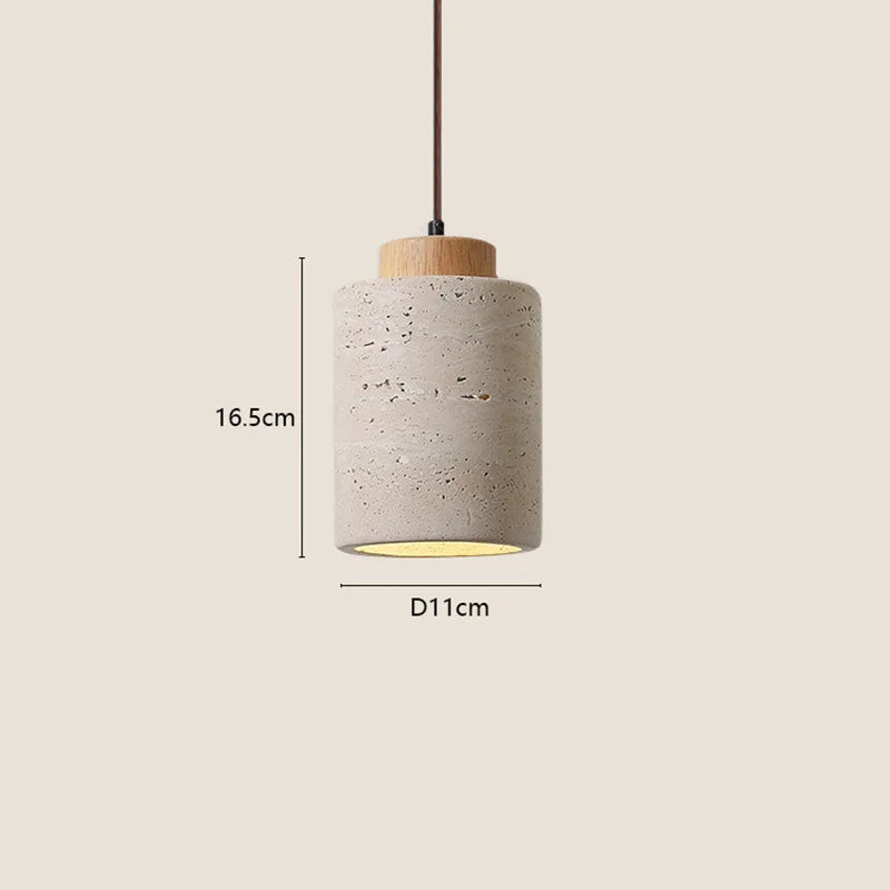 Sora Travertine Pendant Light