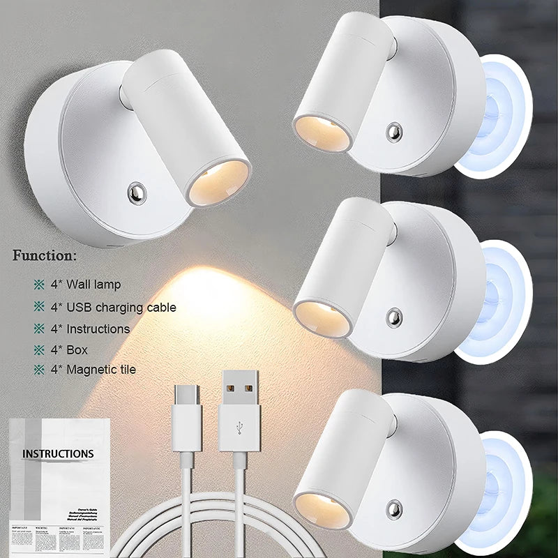 PivotGlow Magnetic Wall Light