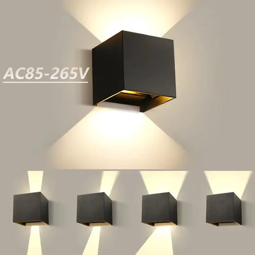 ArcCube Up & Down Wall Light