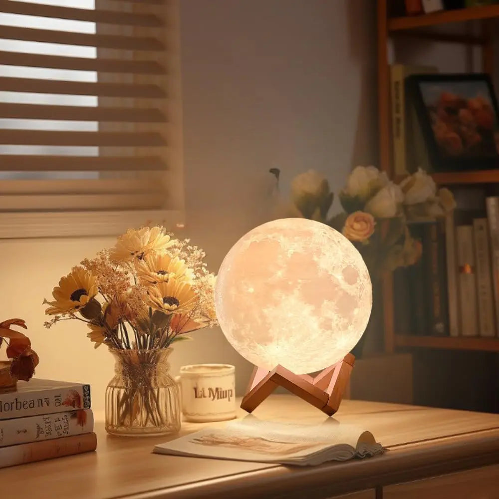 LunaGlow 3D Moon Ambient Lamp
