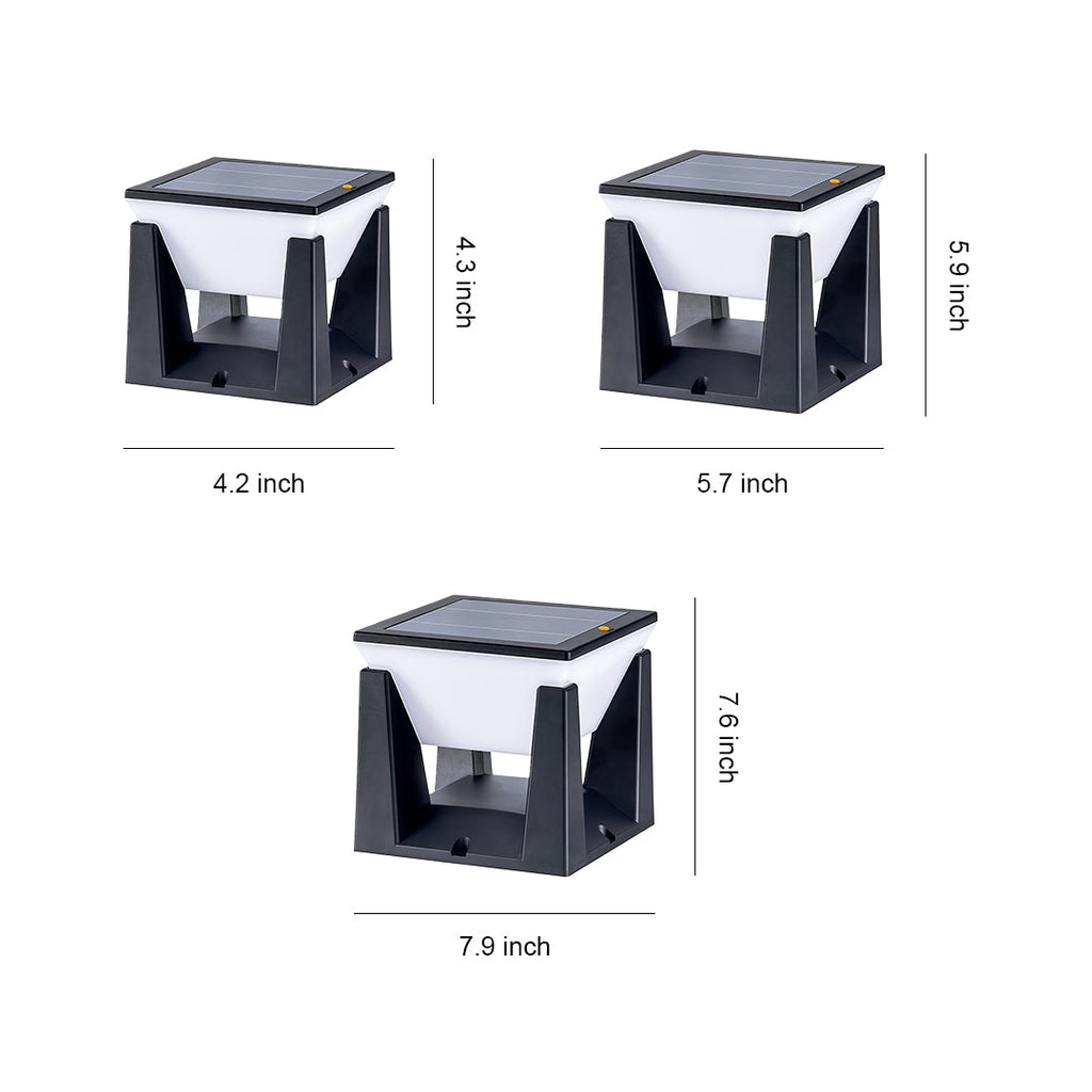 Solar Bollard Light Outdoor Waterproof Landscape Lamp