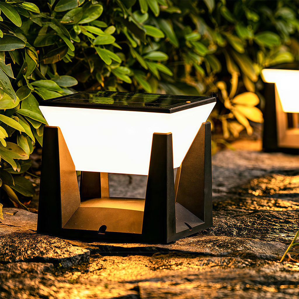 Solar Bollard Light Outdoor Waterproof Landscape Lamp
