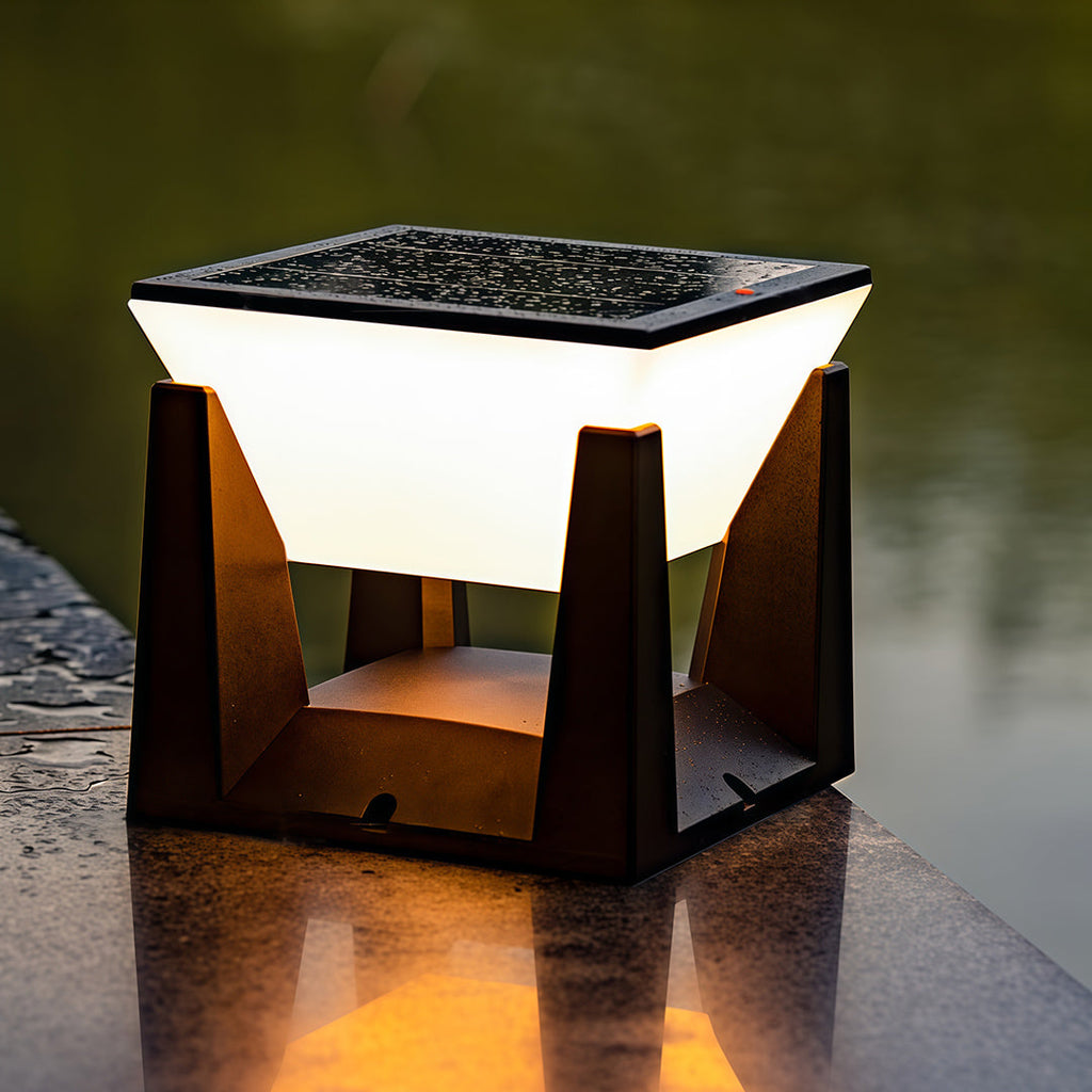 Solar Bollard Light Outdoor Waterproof Landscape Lamp